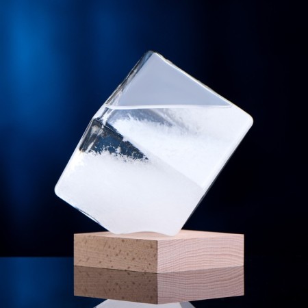 Barometer - Stormglass "Cuba" 10x10cm