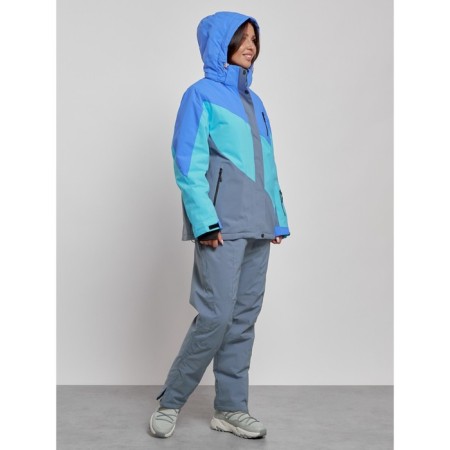 Ski costume female, size 58, blue color-6