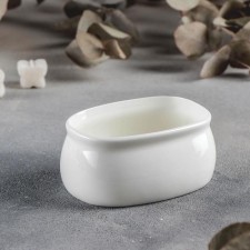 Porcelain stand for portioned sugar Wilmax, 150 ml, 9 × 6.5 × 4.5, white color