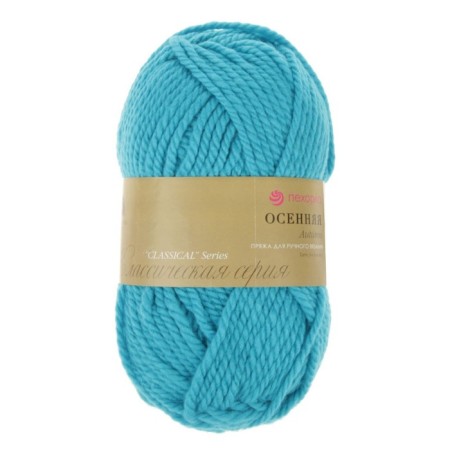 Autumn yarn 25% wool, 75% pan 150m/200g (45-t. Biryuza)-1