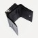 Women's wallet with lightning, black color