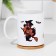 Sublimation mug "Witch Mug", with application