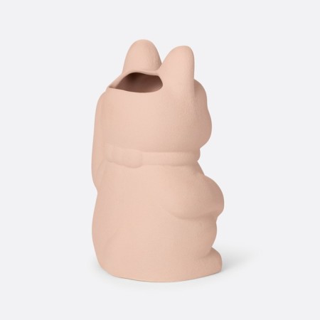 DOIY NEKO flower vase, 20 cm, apricot color-3
