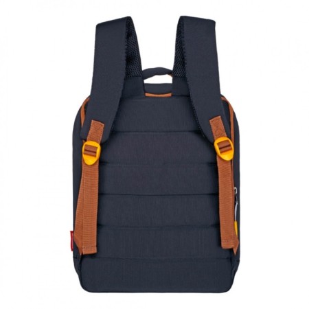Youth backpack 39 x 26 x 10 cm, ergonomic back, Across G6, black/yellow G-6-2-2