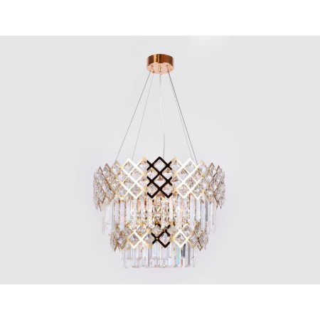 Crystal chandelier with Ambrella Light, Traditional, Tr5275, E14, Color Gold-4