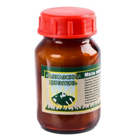 Ointment "Monastic from psoriasis" Caucasian healer, glass, 100 ml-1