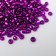 12/0 round beads in the bottle "purple" transparent-color 20 grams