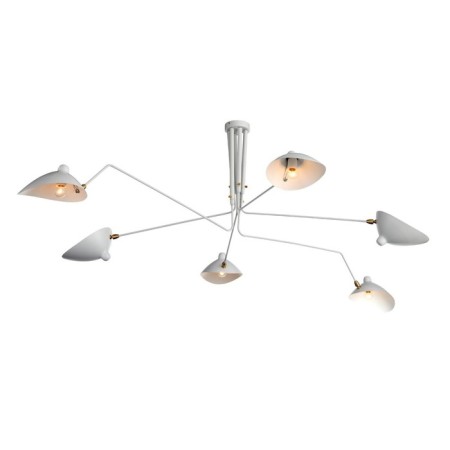 Ceiling Ceiling ST LUCE. SL305.502.06. SPRUZZO. 6x60 watts, E27, 180x180x54 cm, white color-17