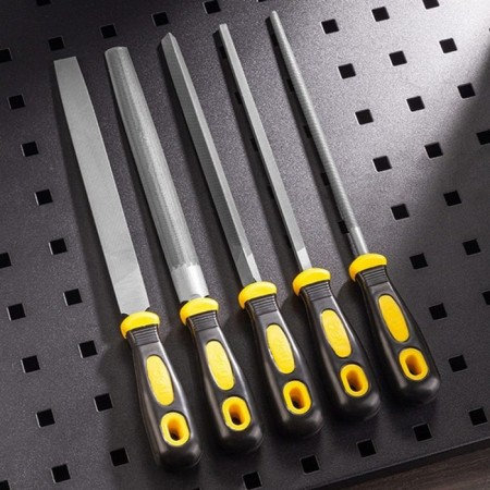 Deli DL352085 files set, rubberized handle, instr. steel T12, 5 pcs-3