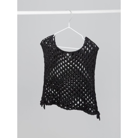 Knitted children's vests Amarobaby Mesh, height 146 cm, black color-12