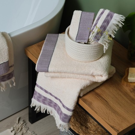 Trick Lovelife towel "Breeze" 50x80 cm, pomegranate, 100% cotton, 500 g/m2-6