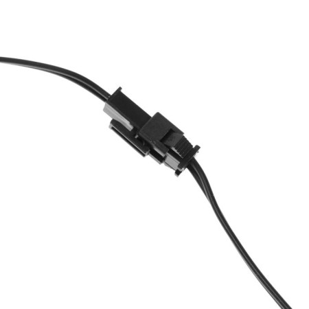 Cartage neon thread for lighting salon, feeder 12 V, 2 m, red power adapter-3