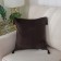 Pillowcase "Katherine", size 45x45 cm, chocolate color