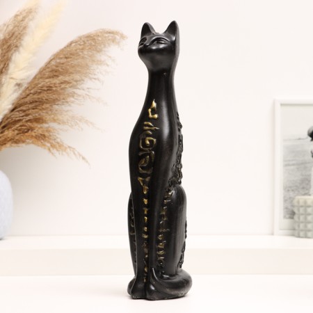 Figure "Cat of Egyptian" black, 31x8cm-1