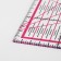 A quilting and patchwork ruler, 15 × 15 cm, color mix
