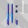 Ballic Handle Erichkrause Ergoline Kids Ultra Glide, first-grader, ergonomic holder, Soft-Touch building, node 0.7 mm, blue ink, mix