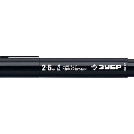 Marker bison professional 06323-2, permanent, wedge-shaped, black, 2-5 mm-1