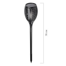 Садовый светодиодный светильник ФАZА, SLR-S06, 72LED, 78 см, IP44, эффект факела, солнечная батарея