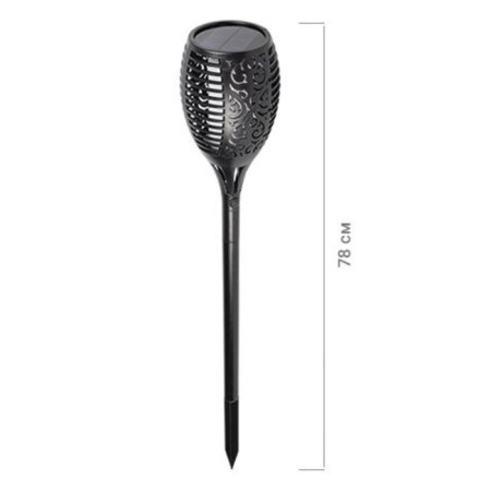Garden LED lamp FAZ, SLR-S06, 72LED, 78 cm, IP44, torch effect, solar battery