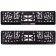 SkyWay Russia car room, with a colored flag, black with silver, S04102006