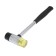 Hand of Richthoe Tundra, Metal rubberized handle, Boy 30 mm, 200 g