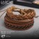 Bracelet Skin "Travel" 3 pcs., Brown color, D = 7.5 cm