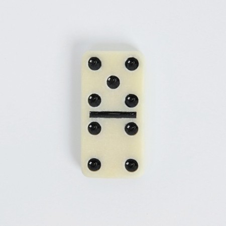 Domino "Forkas", 9 x 15 cm, knuckles 4 x 2 cm, black-2