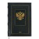 Dated diary 2024 A5 176 sheets, Devente.symbol, firm artificial leather cover, stamping foil, lies, cream block 70 g/m2, green