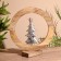 Interior souvenir in the wooden ring "Christmas tree" 30x8x33 cm