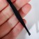 Pinzet "Premium" beveled, narrow, 9 × 0.6 cm, on the blist, black color