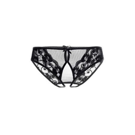 Erolata access panties, stretch net, black color, size 46-48-6