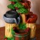 Fountain "Barrels on the stump" 20x14x27 cm (with backlight, without ball)