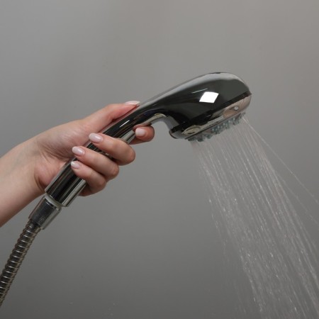 Shower watering can Accoona A330, 3 modes, plastic housing, chromium color-6