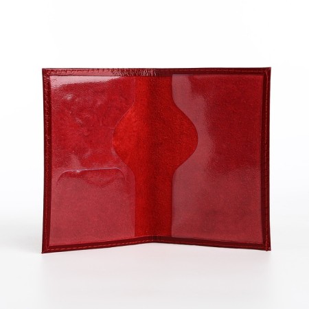 Cover for passport, burgundy color-5