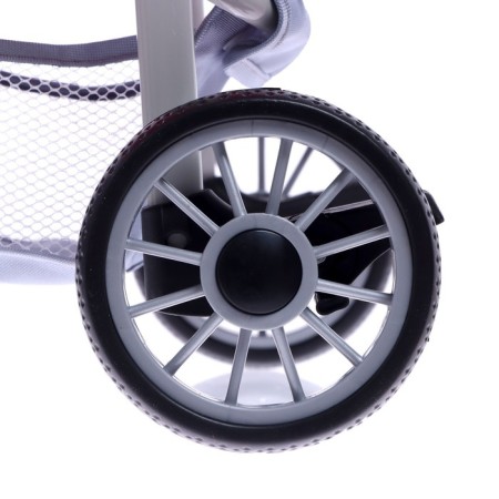 Stroller for dolls, metal frame, three -wheeled-5