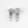 Automatic lock for lightning "Spiral", No. 5, 10 pcs, Nickel color