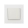 Silent Matt Matte Glass, 10 a, 1 cl., Hidden, glass, white