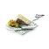 Serving set for cheese: knife, board