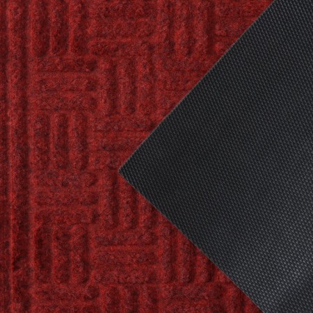 Rug giving moisture -drinking share, without edging, 38 × 58 cm, red color red-5