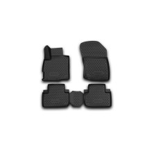 Коврики 3D в салон Mitsubishi Outlander, 2012-2015, 2015-2016, 2 WD, 4 шт. (полиуретан)