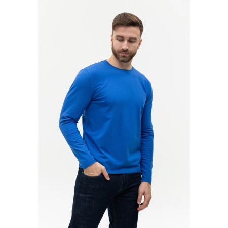Male T -shirt, size 46, blue color-5