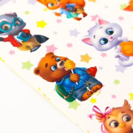 Paper stickers "animals", 11 × 15.5 cm-1