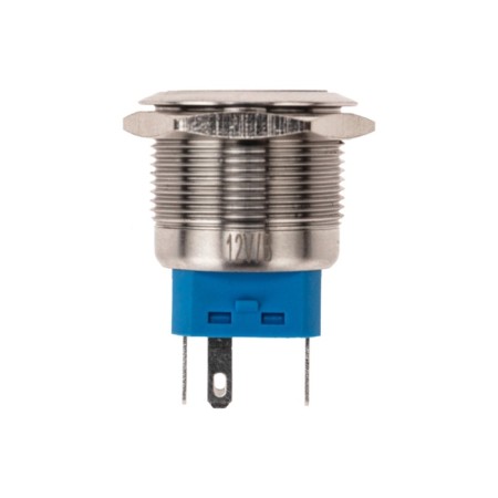 Anti-Vandal button Ø22 12V (LED) B/Fix (5C) OFF- (ON)/ON- (OFF) subvar/blue rexant-1