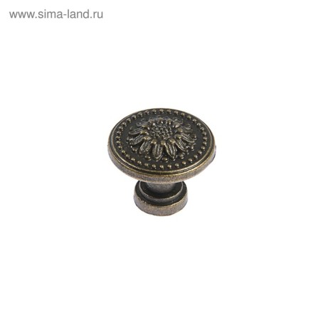 Handle button tundra Vintage 011, bronze color, 8 pcs TMP