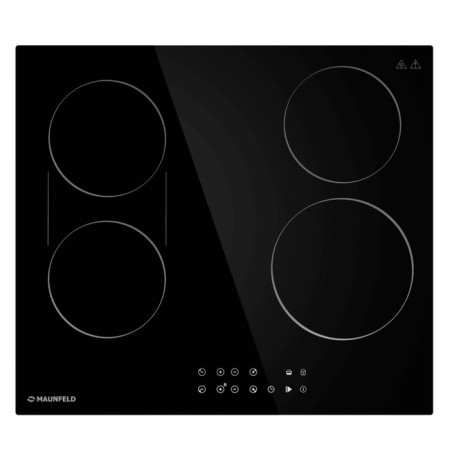 MAUNFELD CVCE594BDBK Electric Hlect, 4 burners, black-1