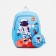 Baby backpack with wallet, lightning department, blue color
