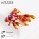 Brooch "Fish", color red-gold in gold
