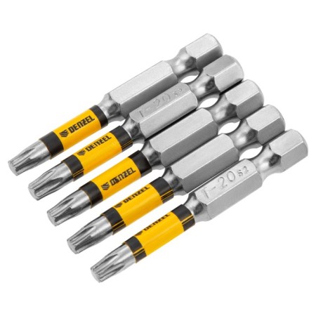 DENZEL BIT set 7711320, steel S2, T20 x 2 mm, 5 pieces-1