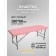 Cosmetological couch Basic + SV, size 180 × 60 × 68-84 cm, pink color