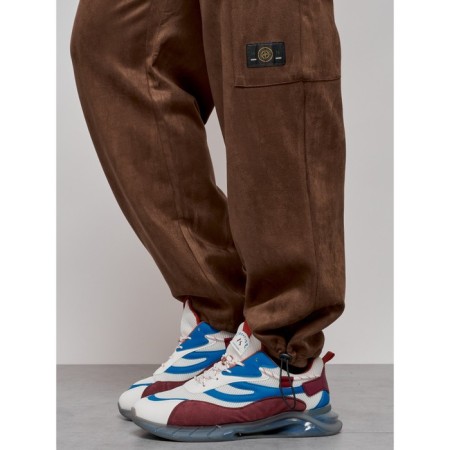 Sports pants, size 56, brown color-7